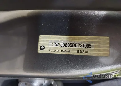 2013 Jeep Compass Sport from USA, damaged, VIN 1C4NJDBB5DD231905